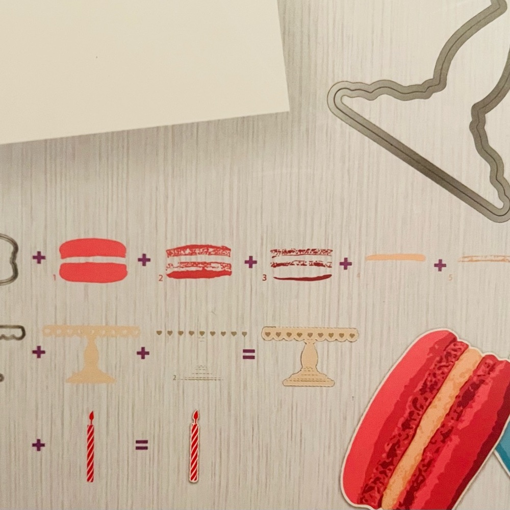 22pc Macarons Stamp & Die Set - Picture 12 of 15